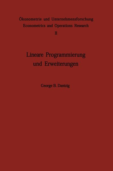 Produktbild: Lineare Programmierung und Erweiterungen