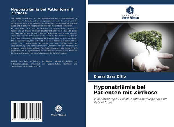 Hyponatriämie bei Patienten mit Zirrhose, Taschenbuch von Diarra Sara Ditio, Verlag Unser Wissen, 9786204088860