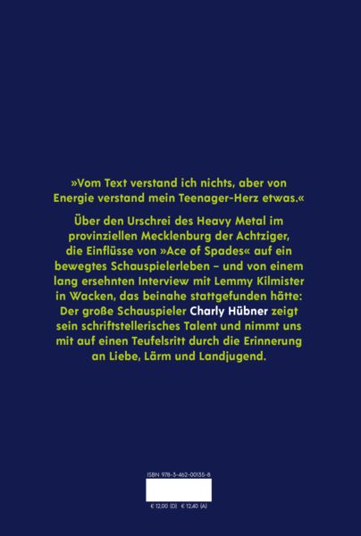 Produktbild: Charly H&uuml;bner &uuml;ber Mot&ouml;rhead oder Warum ich James Last dankbar sein sollte