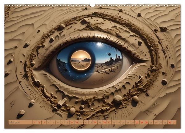Produktbild: Magische Augen (hochwertiger Premium Wandkalender 2026 DIN A2 quer), Kunstdruck in Hochglanz