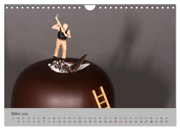 Produktbild: Miniaturen - Das Leben der Minis (Wandkalender 2026 DIN A4 quer), CALVENDO Monatskalender