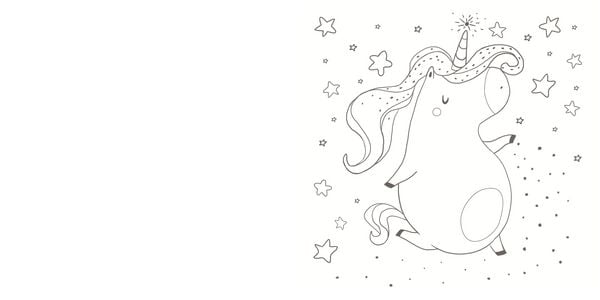 Produktbild: Das einhorntastische Malbuch: Ausmalbuch Einhorn mit 50 Glitzer-Stickern