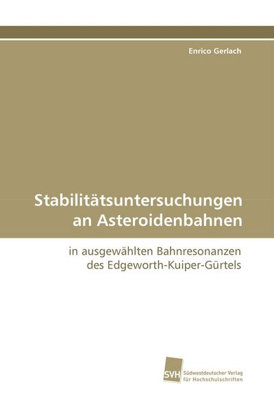 Produktbild: Stabilit&auml;tsuntersuchungen an Asteroidenbahnen