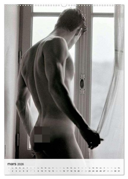 Produktbild: contrastes hommes (Calendrier mural 2026 DIN A2 horizontal) calendrier de bureau