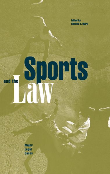 Produktbild: Sports and the Law