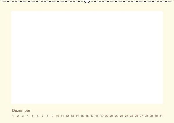 Produktbild: Immerw&auml;hrender Kalender zum selber Gestalten (Wandkalender immerw&auml;hrend DIN A4 quer)