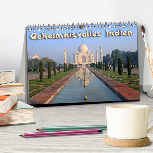 Produktbild: Geheimnisvolles Indien (Tischkalender 2026 DIN A5 quer), CALVENDO Monatskalender