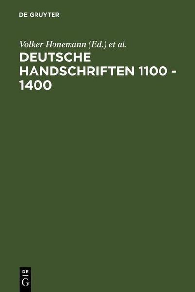 Produktbild: Deutsche Handschriften 1100 - 1400