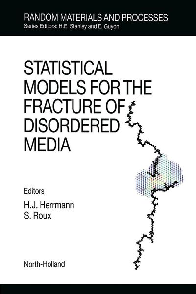 Produktbild: Statistical Models for the Fracture of Disordered Media