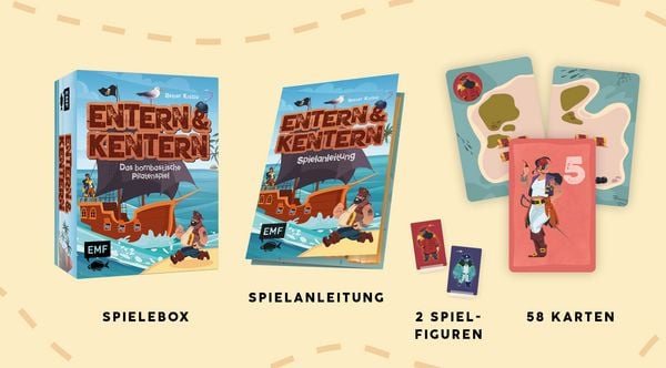 Produktbild: Kartenspiel: Entern & Kentern &ndash; Das bombastische Piratenspiel f&uuml;r die ganze Familie