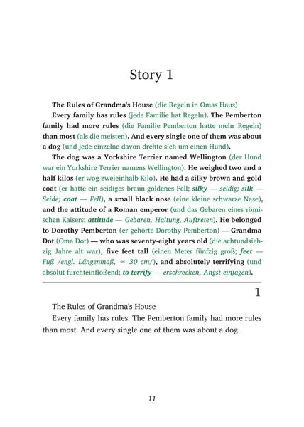 Produktbild: Grandma&rsquo;s Yorkshire Terrier - Englisch lernen mit lustigen Kurzgeschichten A2-B1 (+ Audio-CD)