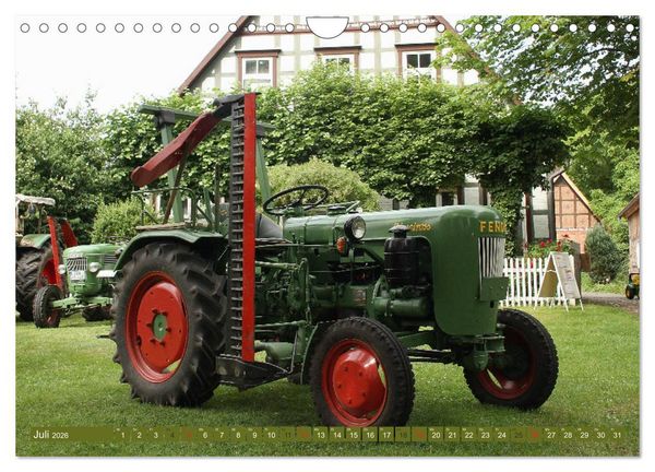 Produktbild: Traktoren - Altgediente Veteranen (Wandkalender 2026 DIN A4 quer), CALVENDO Monatskalender
