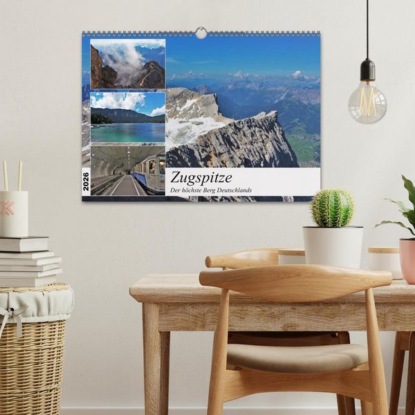 Produktbild: Zugspitze - Der h&ouml;chste Berg Deutschlands (Wandkalender 2026 DIN A3 quer), CALVENDO Monatskalender