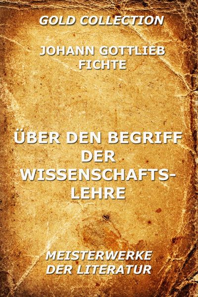 Produktbild: &Uuml;ber den Begriff der Wissenschaftslehre