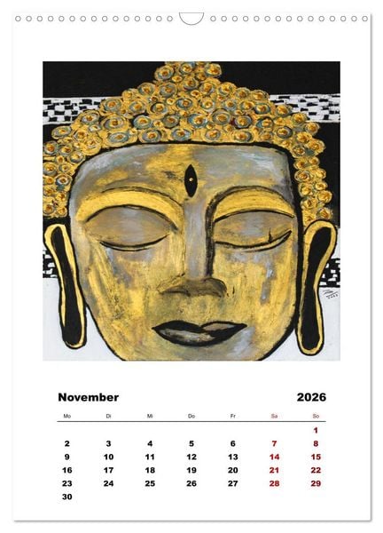 Produktbild: Buddha Relax (Wandkalender 2026 DIN A3 hoch), CALVENDO Monatskalender