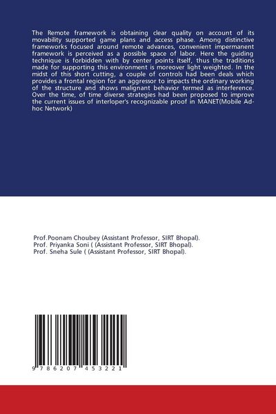 Produktbild: Intrusion Detection System Using MANET