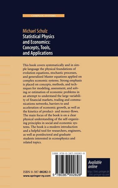 Produktbild: Statistical Physics and Economics