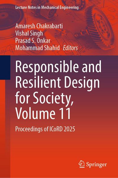 Produktbild: Responsible and Resilient Design for Society, Volume 11