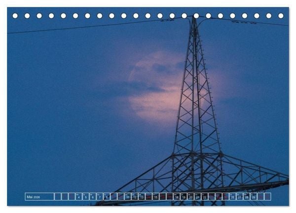 Produktbild: Faszination Mond - der etwas andere Mondkalender (Tischkalender 2026 DIN A5 quer), CALVENDO Monatskalender