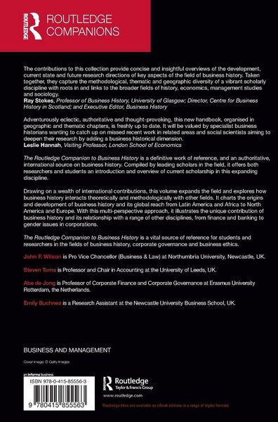 Produktbild: The Routledge Companion to Business History