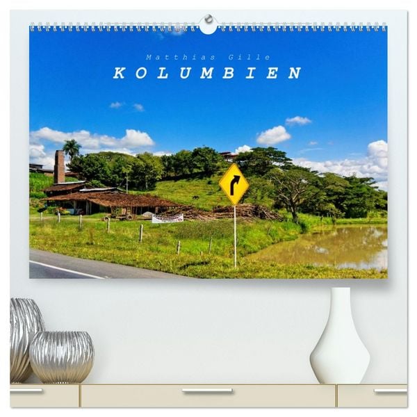 Produktbild: Kolumbien (hochwertiger Premium Wandkalender 2026 DIN A2 quer), Kunstdruck in Hochglanz