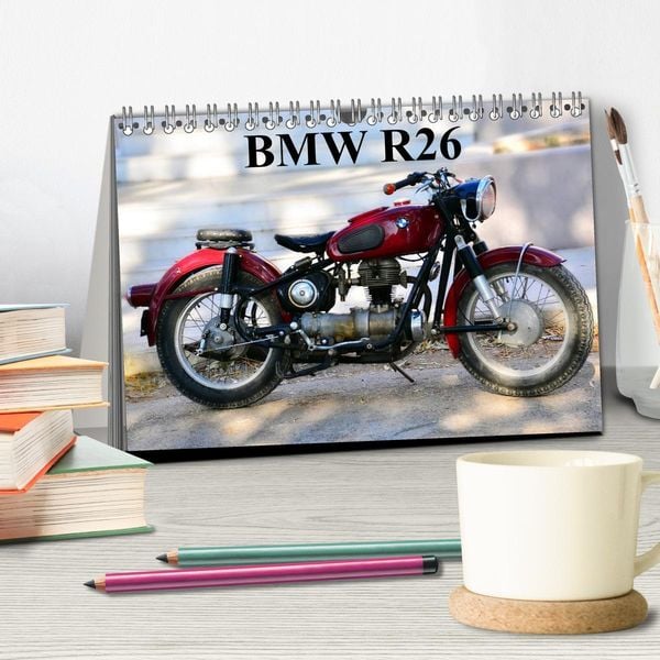 Produktbild: BMW R26 (Tischkalender 2025 DIN A5 quer), CALVENDO Monatskalender