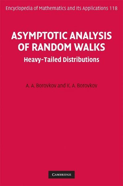 Produktbild: Asymptotic Analysis of Random Walks