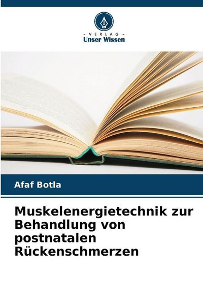Produktbild: Muskelenergietechnik zur Behandlung von postnatalen R&uuml;ckenschmerzen
