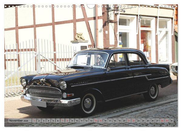 Produktbild: Opel Oldtimer mit dem Blitz (Wandkalender 2026 DIN A3 quer), CALVENDO Monatskalender