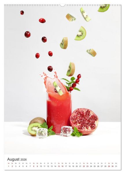Produktbild: Kreative Drinks - erfrischend, schokoladig und fruchtig. (Wandkalender 2026 DIN A2 hoch), CALVENDO Monatskalender