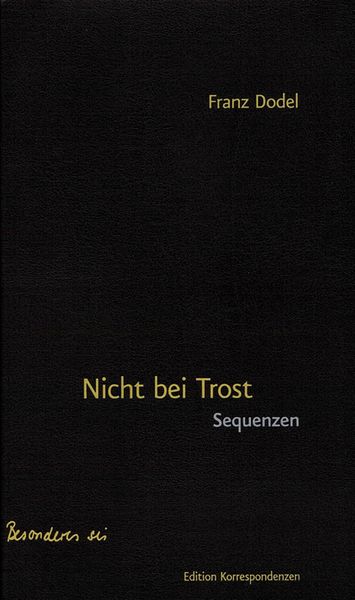 Produktbild: Nicht bei Trost - Sequenzen