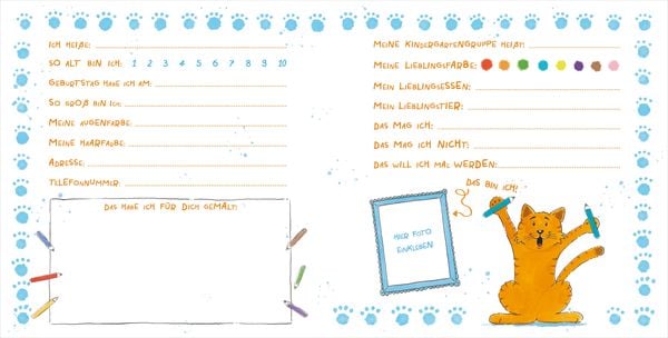 Schüttel den Apfelbaum - Meine Kindergartenfreunde. Eintragbuch für Kinder ab 3 Jahren