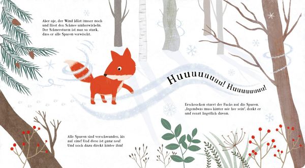 Der Fuchs entdeckt den Winter