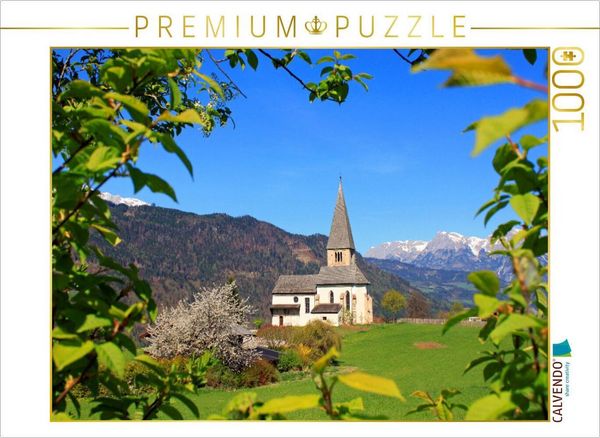 Produktbild: CALVENDO Puzzle Das malerische Buchberg Kircherl | 1000 Teile Lege-Gr&ouml;&szlig;e 64x48cm Foto-Puzzle f&uuml;r gl&uuml;ckliche Stunden