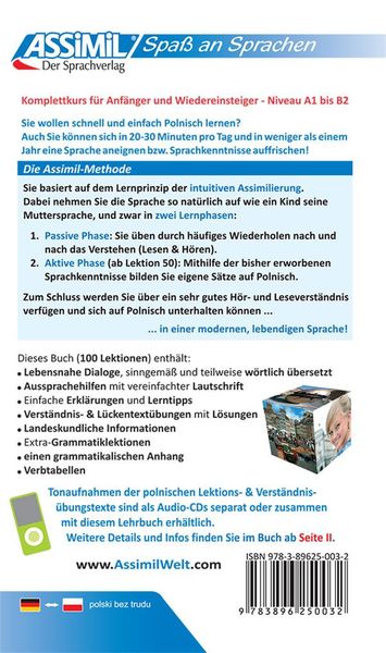 Produktbild: Assimil. Polnisch ohne M&uuml;he. Lehrbuch