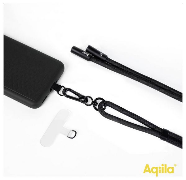 Produktbild: Aqiila USB-C&reg; Kabel USB 3.0 USB-C&reg;, Apple Lightning Stecker 1.5 m Schwarz Handykette AQLYCBPBICL1BK084