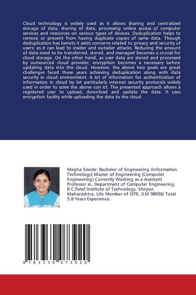 Produktbild: A Hybrid Cloud Approach for Secure and Authorized Data Deduplication
