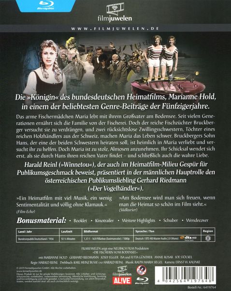 Produktbild: Die Fischerin vom Bodensee (remastered in HD) (Filmjuwelen)