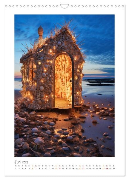 Produktbild: M&auml;rchenh&auml;user (Wandkalender 2026 DIN A3 hoch), CALVENDO Monatskalender