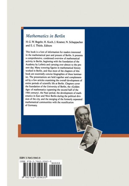 Produktbild: Mathematics in Berlin
