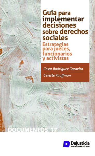Produktbild: Gu&iacute;a para implementar decisiones sobre derechos sociales