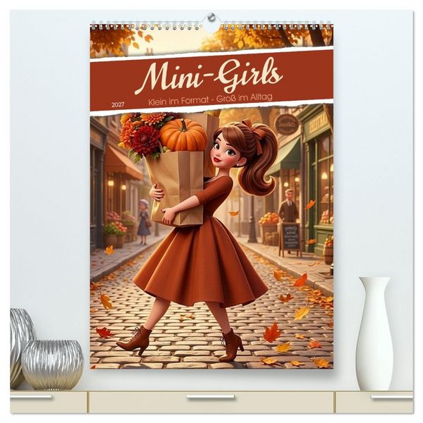 Produktbild: Mini-Girls (hochwertiger Premium Wandkalender 2027 DIN A2 hoch), Kunstdruck in Hochglanz