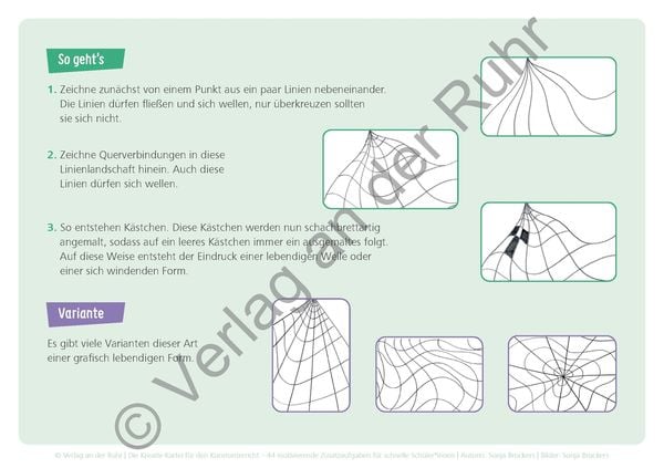 Produktbild: Die Kreativ-Kartei f&uuml;r den Kunstunterricht