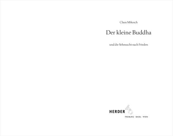 Produktbild: Der kleine Buddha und die Sehnsucht nach Frieden