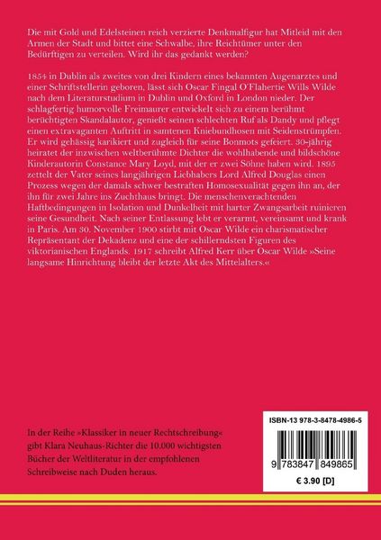 Produktbild: Der gl&uuml;ckliche Prinz und andere M&auml;rchen