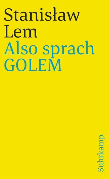 Produktbild: Also sprach GOLEM