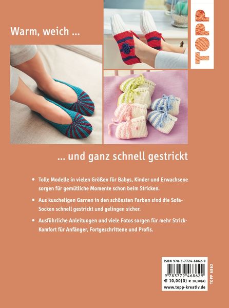 Produktbild: Kuschlige Sofasocken stricken