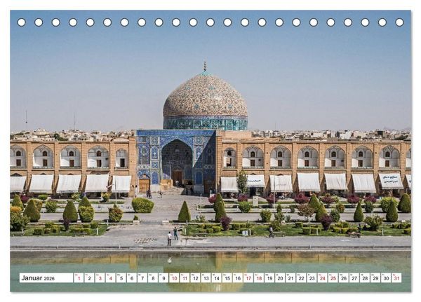 Produktbild: St&auml;dte des Irans - Isfahan (Tischkalender 2026 DIN A5 quer), CALVENDO Monatskalender