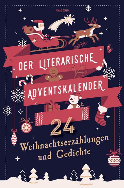 Produktbild: Der literarische Adventskalender. 24 Weihnachtserz&auml;hlungen und Gedichte