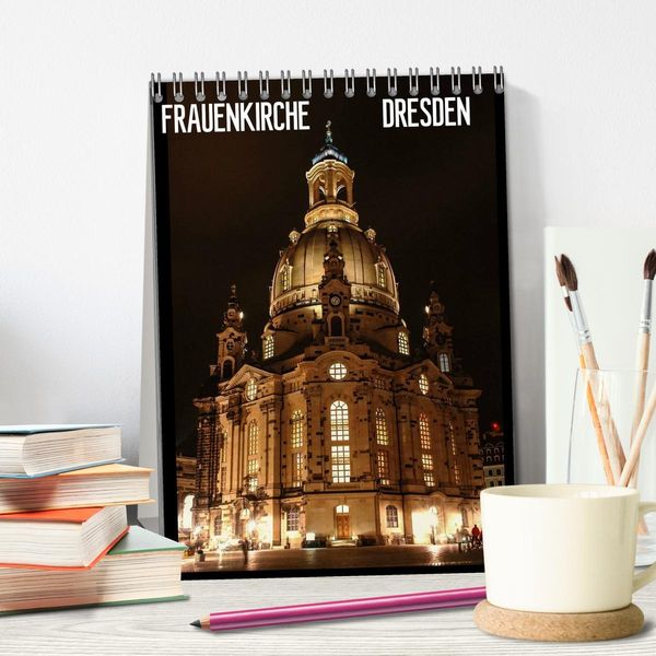 Produktbild: Frauenkirche Dresden (Tischkalender 2026 DIN A5 hoch), CALVENDO Monatskalender